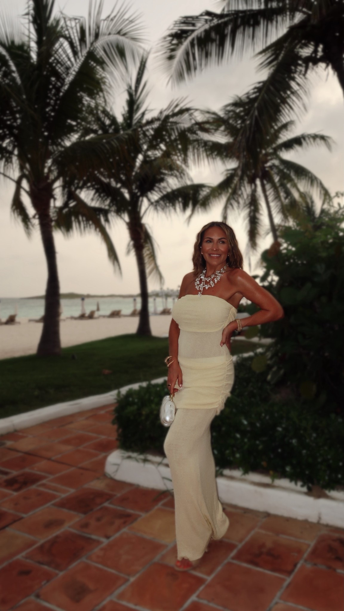 Anguilla after dark ✨
Golden hour glow, sandy toes, and a dress that deserves its own passport.

#IslandNights #ResortStyle #AnguillaVibes #PetiteStyle #Over40Style #VacationGlam #affliate

#LTKTravel #LTKPetite #LTKStyleTip #LTKSummerEdit #LTKOver40