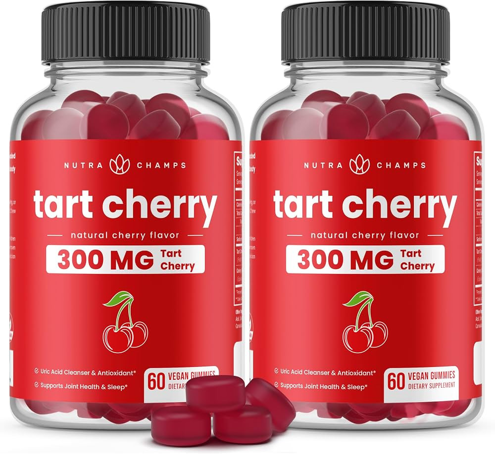 Tart Cherry Gummies with Celery Seed \u2013 Potent 10:1 Tart Cherry Extract for Uric Acid Support... | Amazon (US)