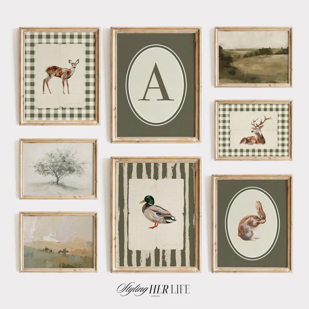 Vintage Nursery Print, Nursery Name Print, Farmhouse Nursery, Personalised Print, Baby Boy Nurser... | Etsy (US)