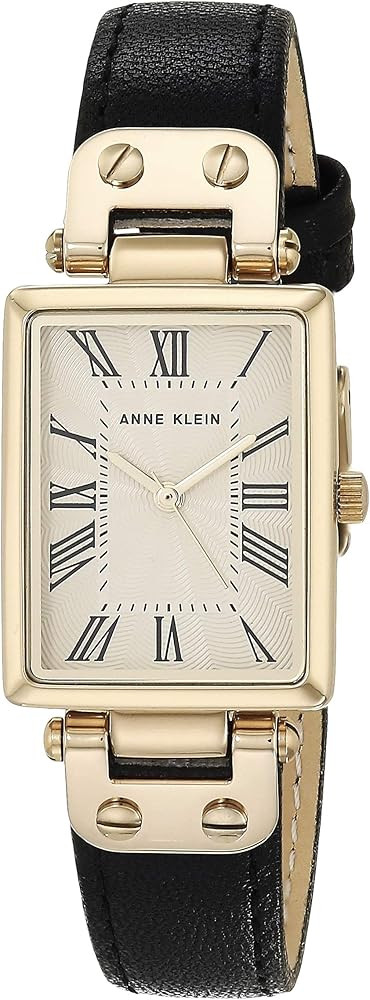 Anne Klein Women's Leather Strap Watch, AK/3752 | Amazon (US)