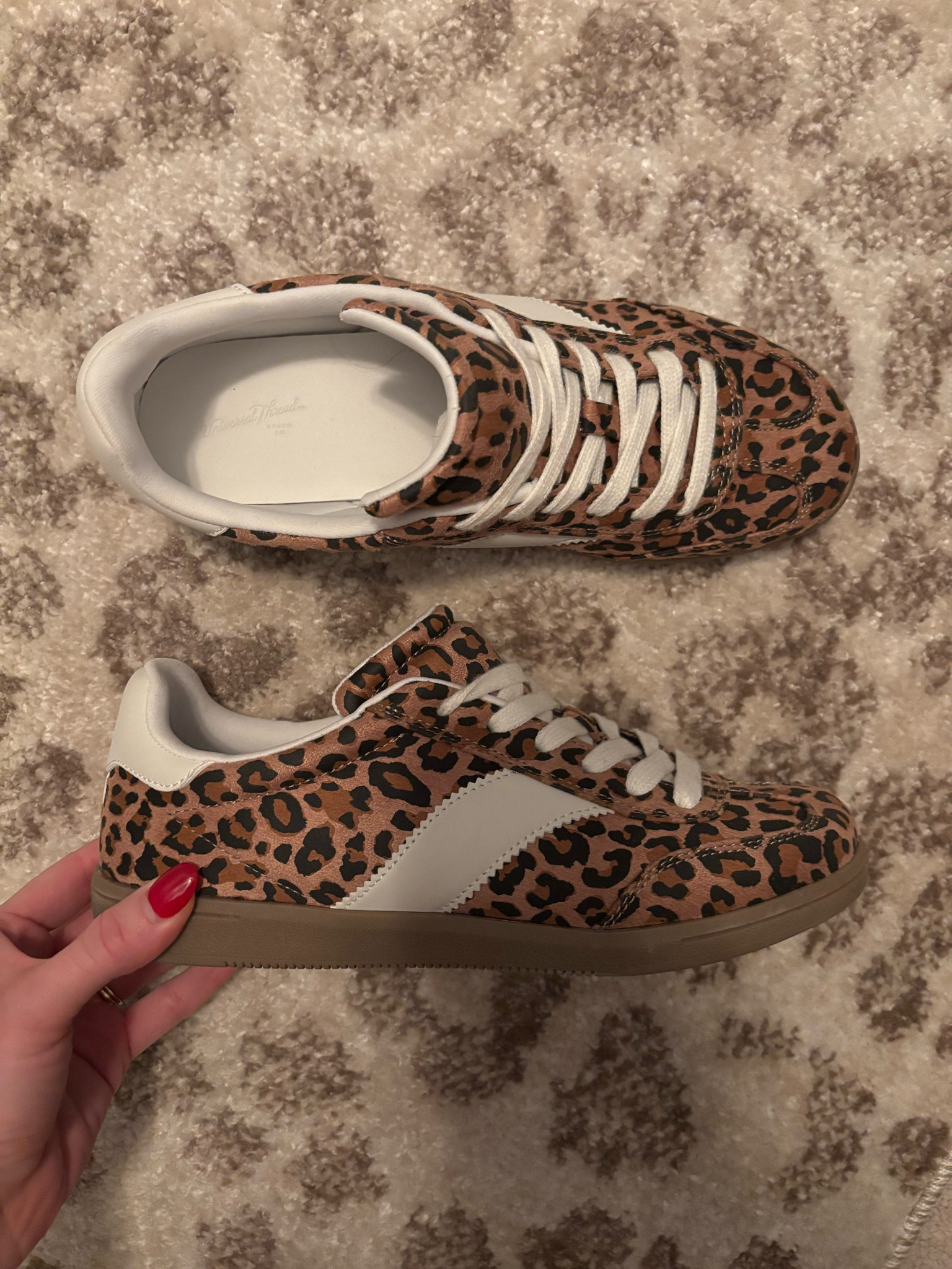 Animal print tennis shoes 

Target finds//leopard//animal print//sneakers//statement piece//tennis shoess

#LTKShoeCrush #LTKActive #LTKFindsUnder50