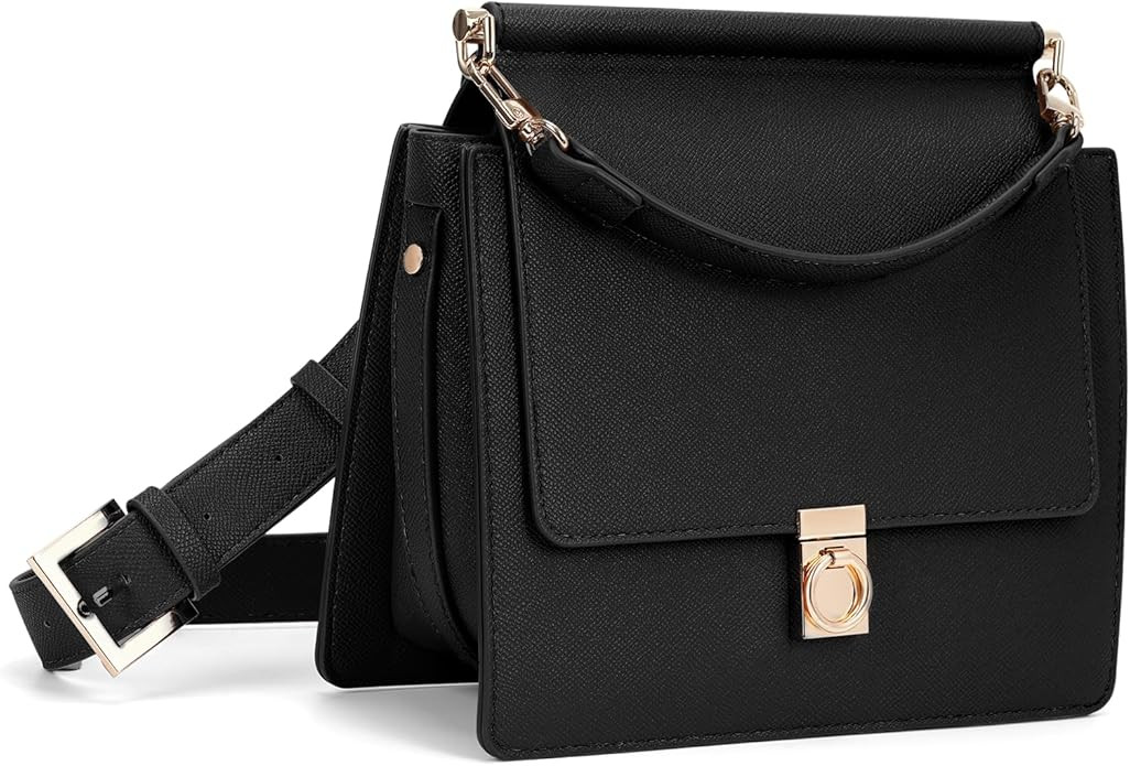 Small Top Handle Satchel Bag Mini Faux Leather Handbags Purses for Women Luxury Designer Fashion ... | Amazon (US)