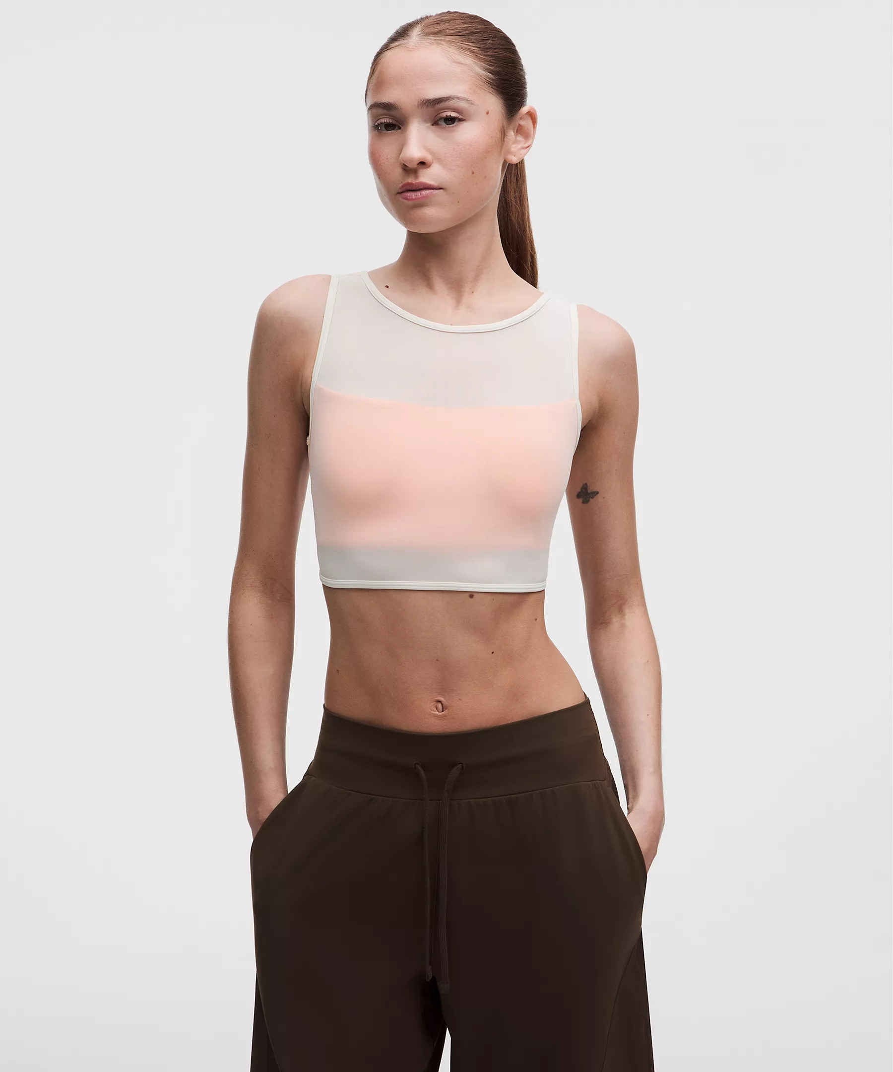 Bend This Mesh Bandeau and V-Neck Bra | Lululemon (US)