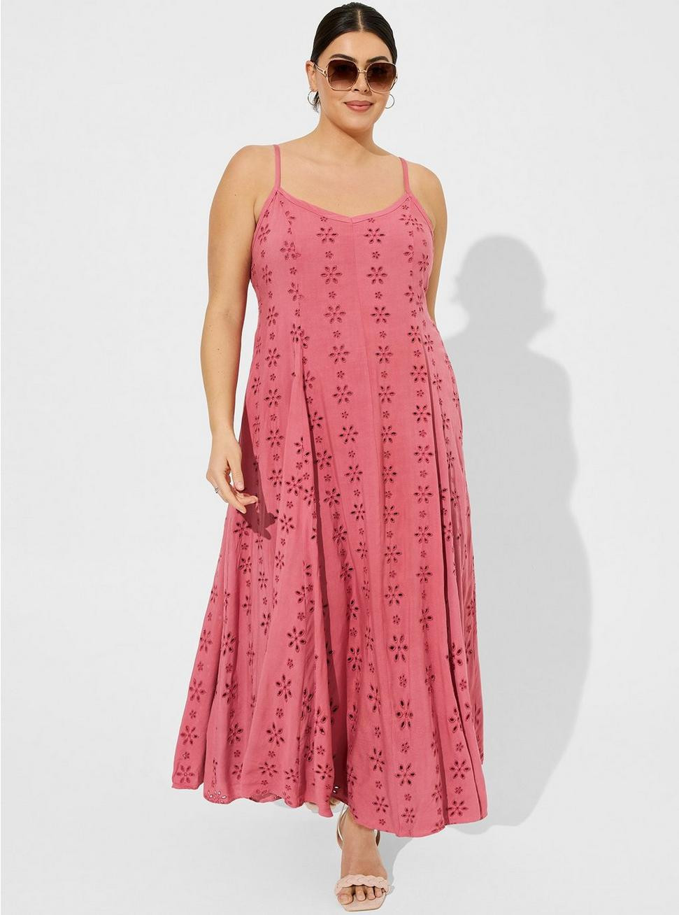 Maxi Challis Trapeze Dress | Torrid (US & Canada)