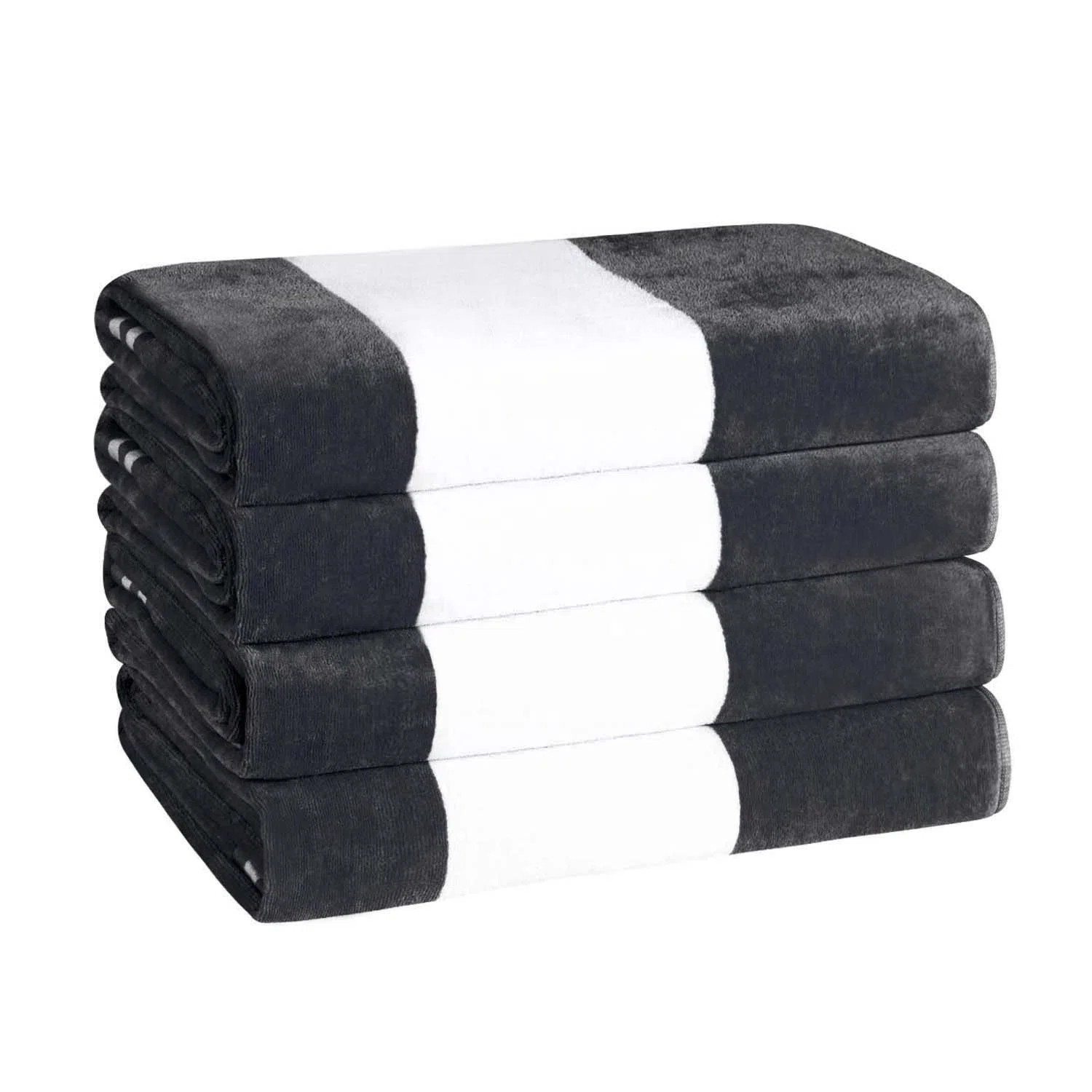 Calheta Cotton Oversized Cabana Stripe Beach Towels | Wayfair North America