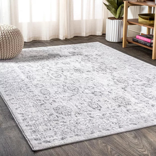 Lotus Modern Persian Floral Area Rug  - JONATHAN Y | Target