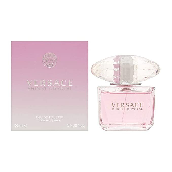 Versace Bright Crystal Eau De Toilette Spray for Women 3.0 Ounce, pink | Amazon (US)