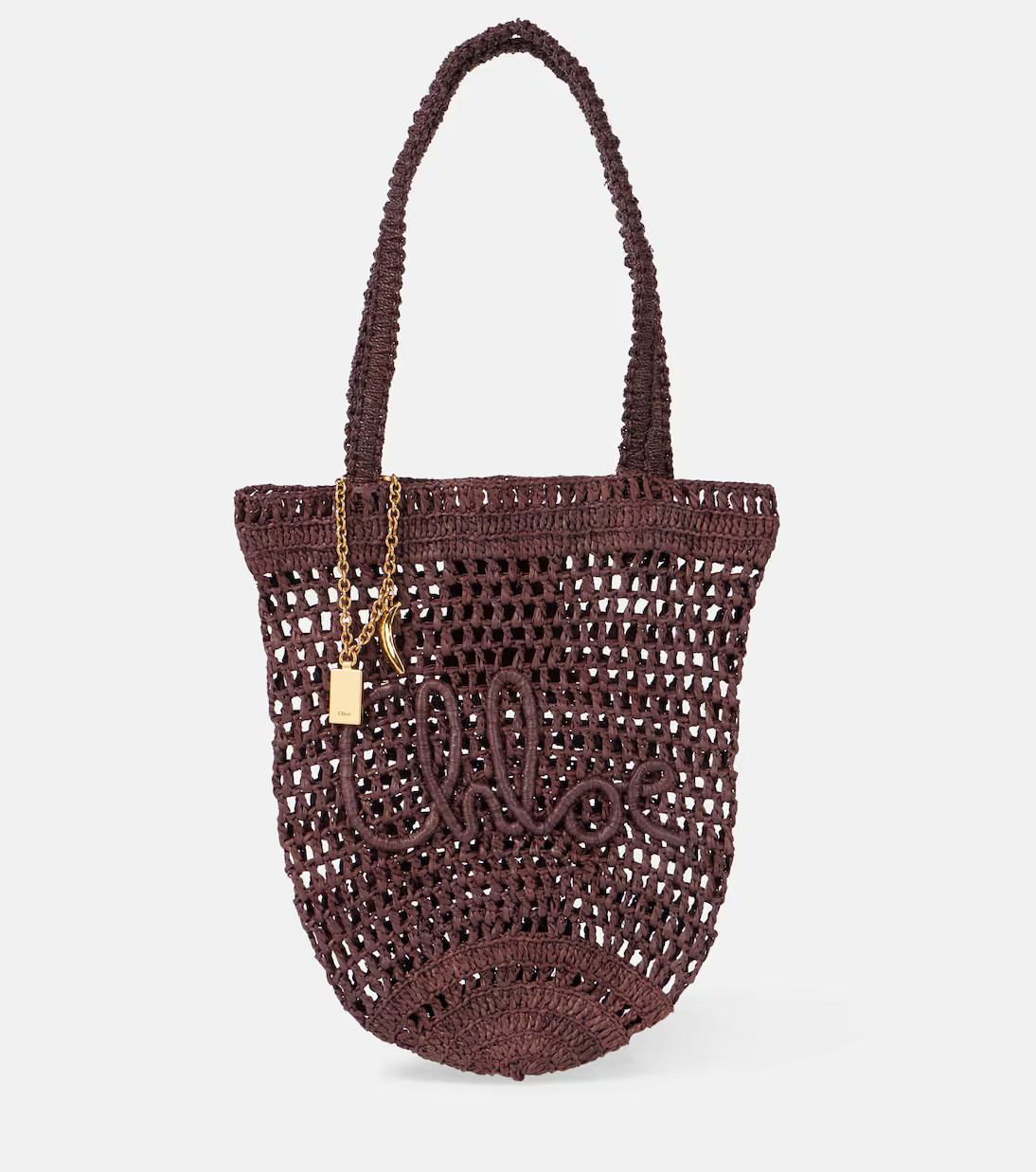 Summer Banana Small raffia tote bag | Mytheresa (US/CA)