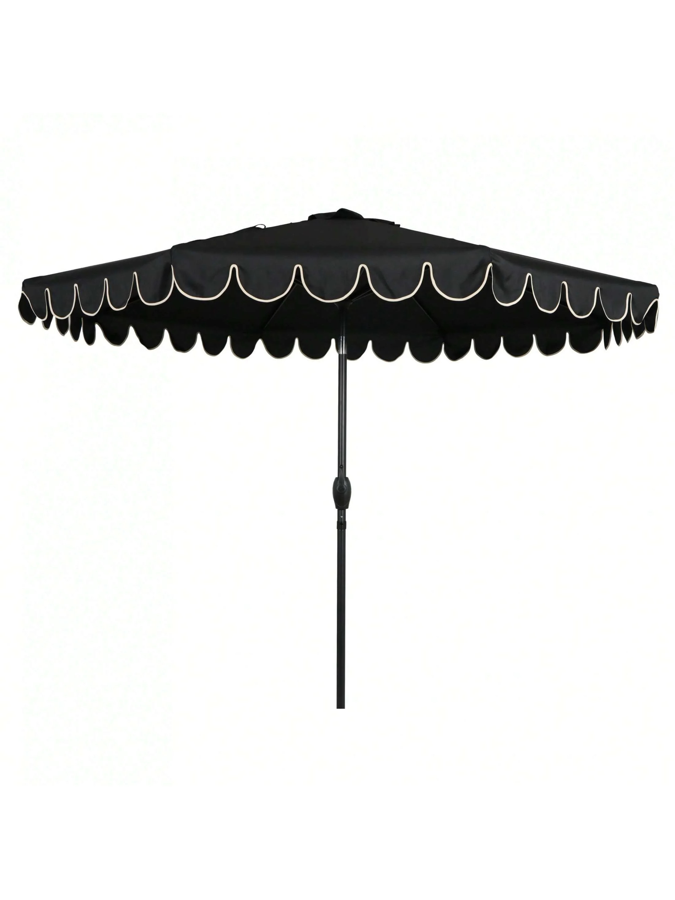 9' Blue Scallop Patio Umbrella, Crank Lift And 3 Position Tilt | Walmart (US)