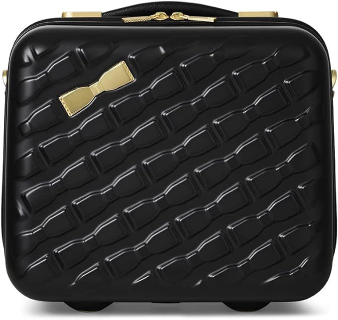 Ted Baker Women's Belle Fashion Lightweight Hardshell Spinner Luggage (Black, Vanity Case) | Amazon (US)