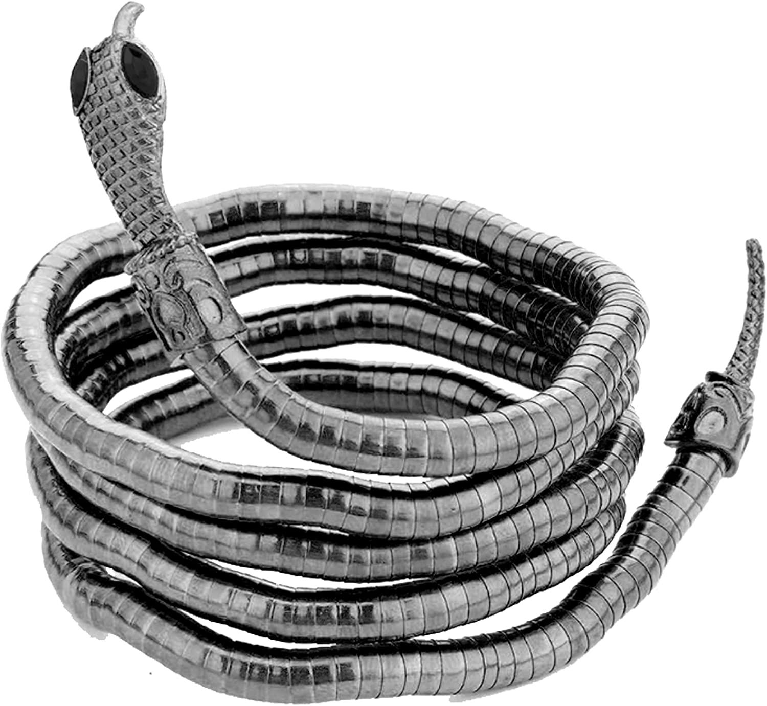 LAKIYOYO Bendable Snake Bracelet for Women Adjustable Punk Snake Choker - Flexible Multi-Purpose ... | Amazon (US)