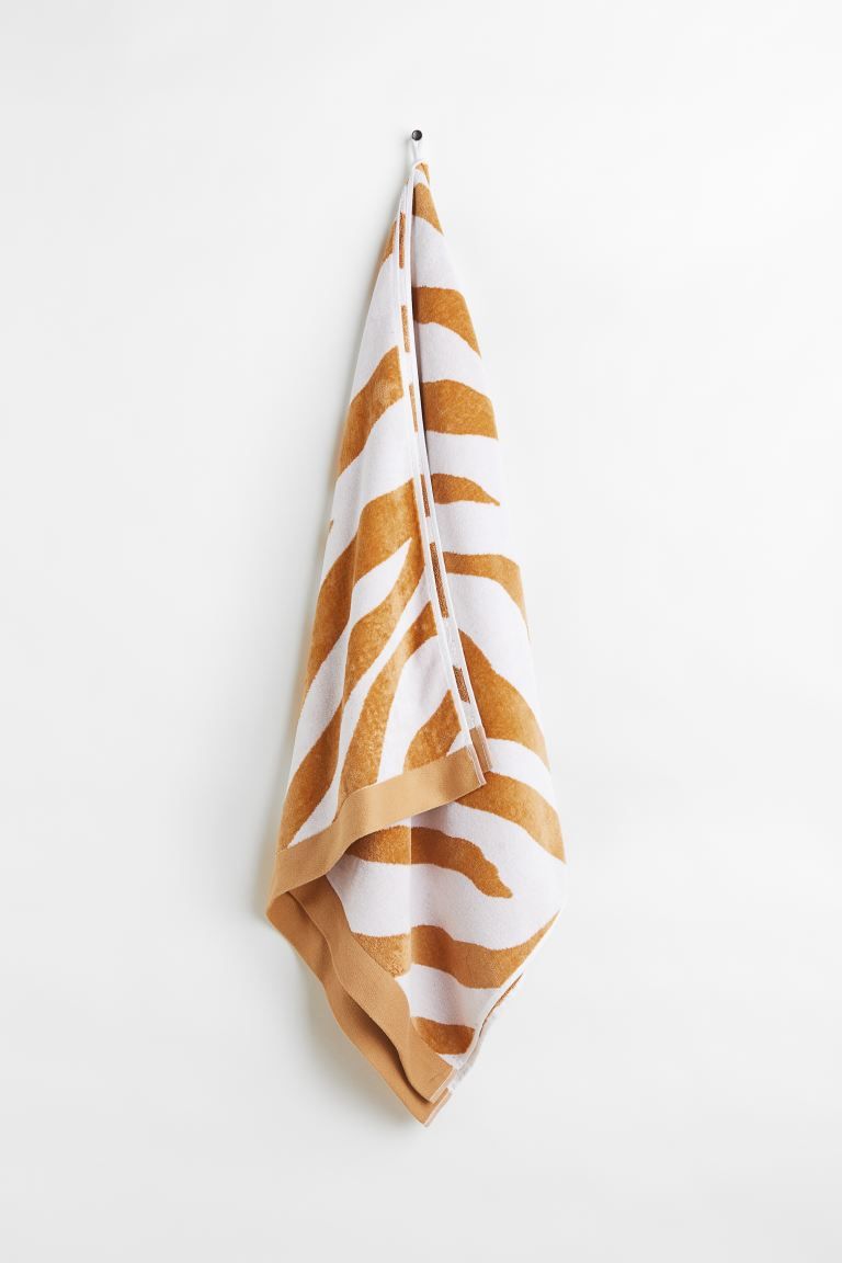 Zebra-striped Beach Towel | H&M (US)