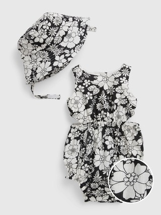 Baby Floral Bubble Shorty Outfit Set | Gap (US)