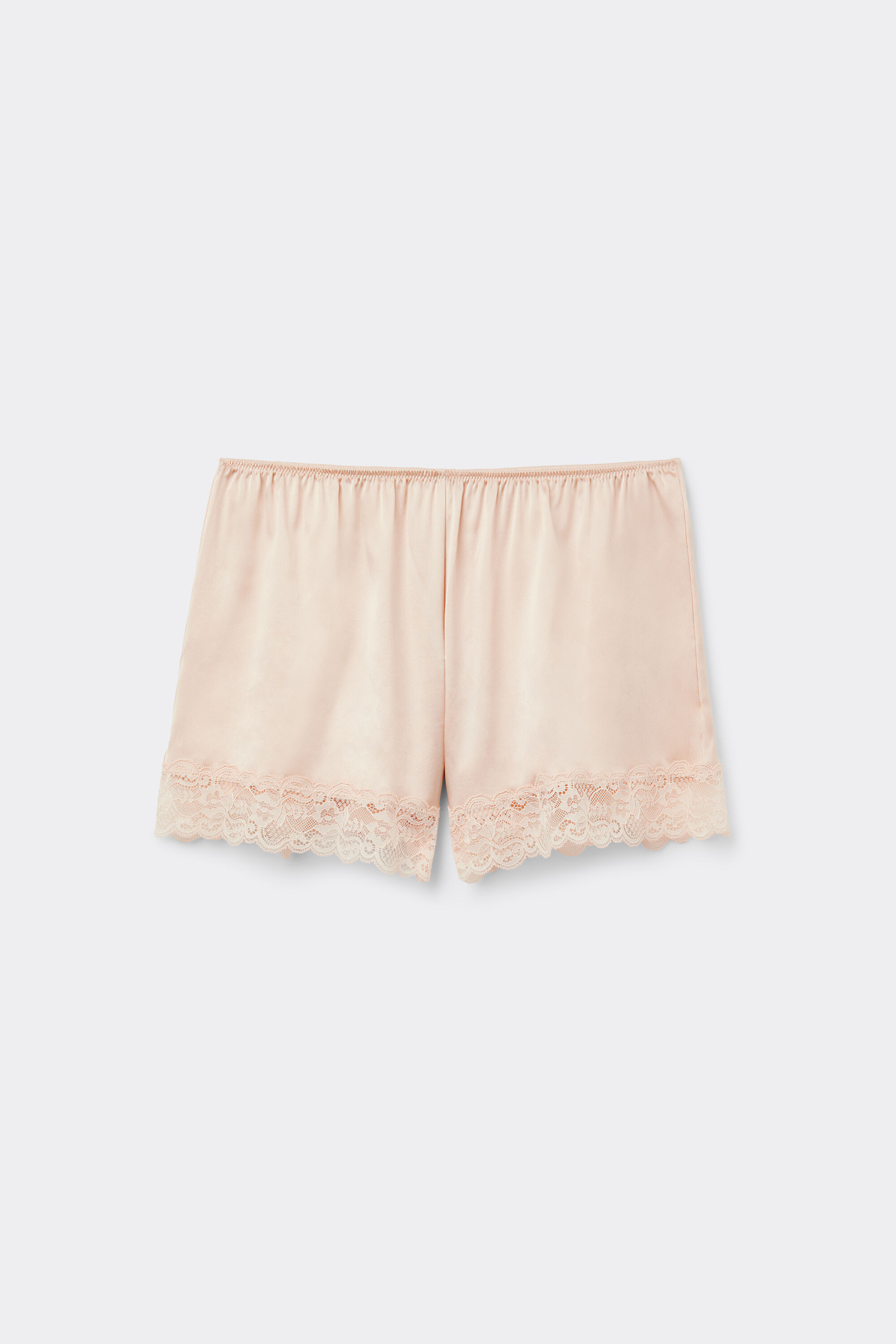 Lace Trim Silk Shorts - Intimissimi | Intimissimi (US)