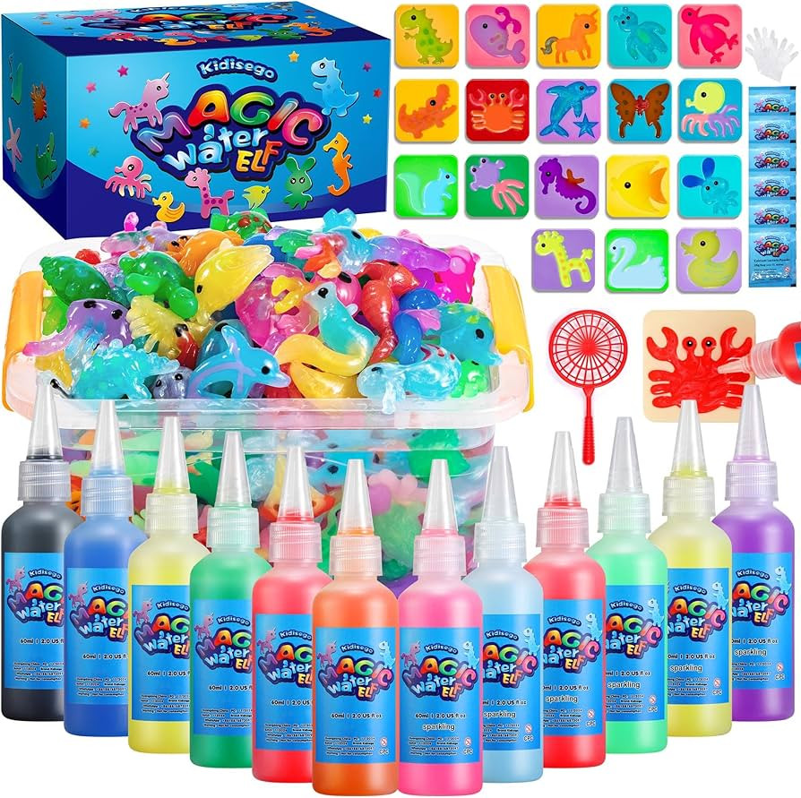 Aqua Fairy Water Gel Kit for Kids, Magic Water Elf Toy Kit with 12 Colors Magic Gel, Aqua Fairy k... | Amazon (US)