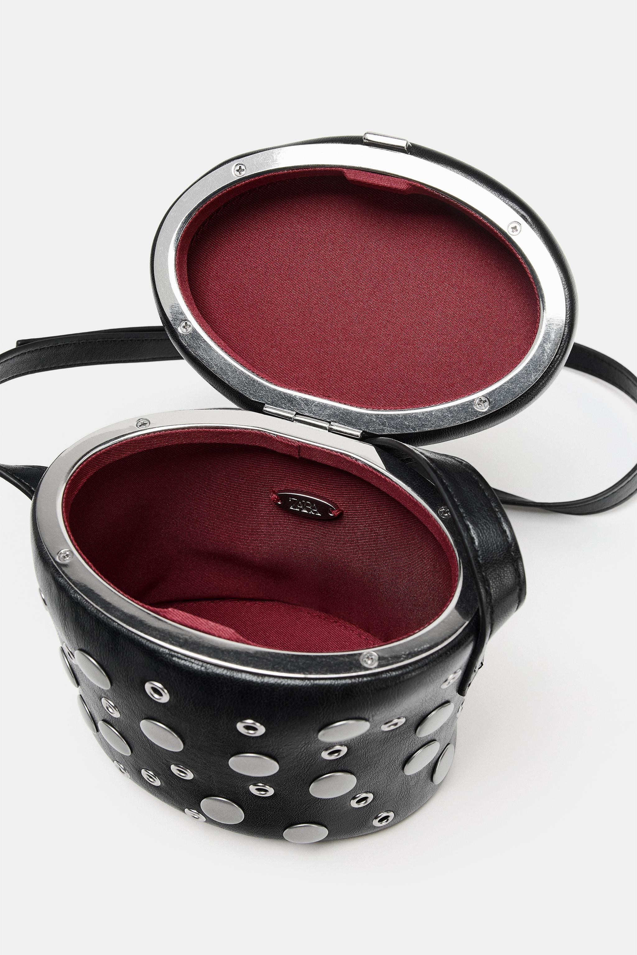 STUDDED VANITY BAG | Zara US