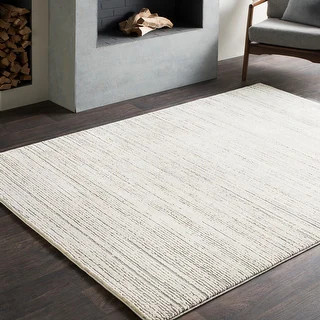 Tranquil Modern Grey and Taupe Area Rug - 7'10" x 10'3" | Bed Bath & Beyond