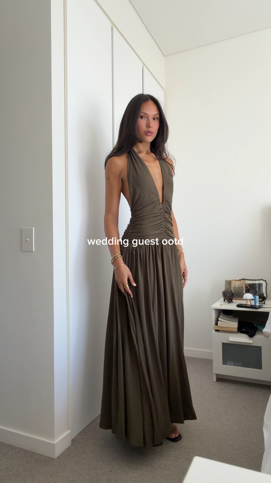 The most gorgeous khaki dress for a formal occasion!

#LTKdresses #LTKaustralia #LTKspring
