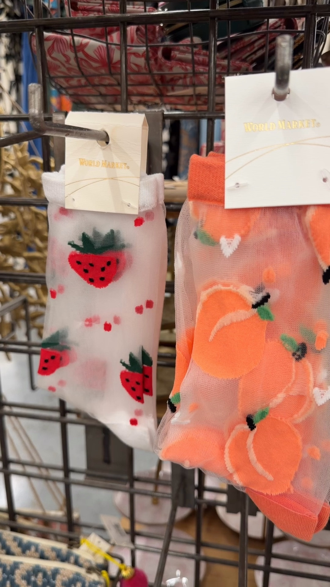 Cute valentine or Birthday gifts at World Market!  Check in store for more! 
#dainty #socks #valentines #giftideas

#LTKSeasonal #LTKmomlife #LTKValentine