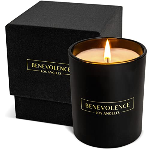 Premium Rose & Sandalwood Candle | Highly Scented Candles for Home | Rose Candle | 8 oz 45 Hour Burn | Amazon (US)