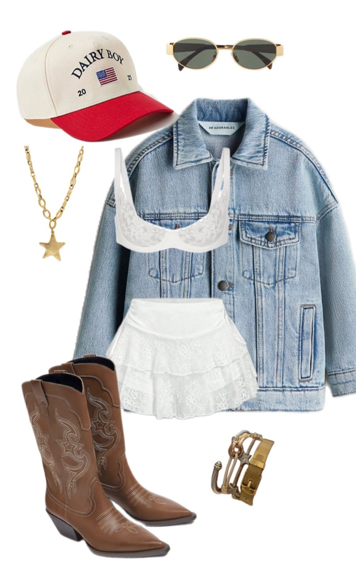 country concert outfit inspo