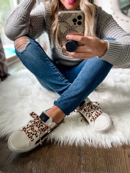 Leopard detail sneakers perfect for fall and just $15! Wearing my true size. Wearing the color Raspberry in Beautycounter’s beyond gloss. 

#LTKSeasonal #LTKunder50 #LTKshoecrush