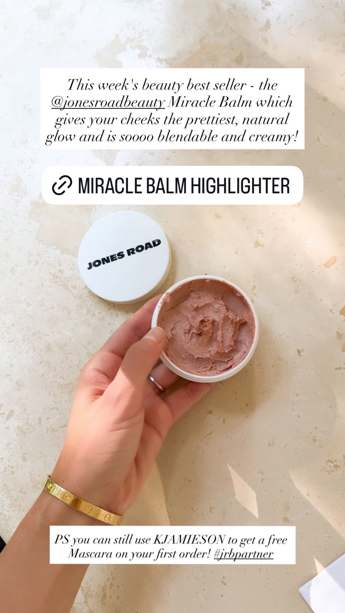 Use KJAMIESON to get a free Mascara on your first order! Prettiest highlighter that is super creamy.

#LTKSaleAlert #LTKBeauty #LTKstorytime
