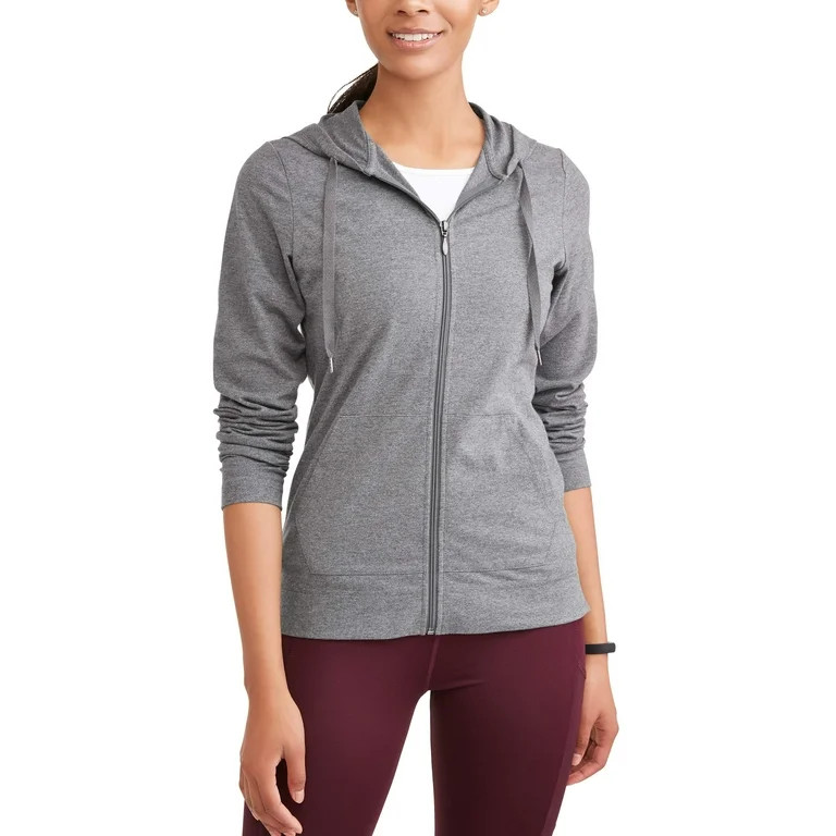 Athletic Works Women's Dri More Core Active Full Zip Hoodie | Walmart (US)
