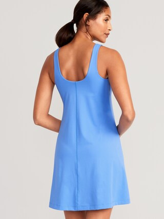 PowerSoft Sleeveless Shelf-Bra Support Dress for Women | Old Navy (US)