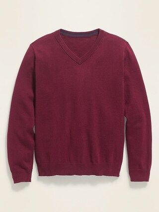 Uniform V-Neck Sweater For Boys | Old Navy (US)