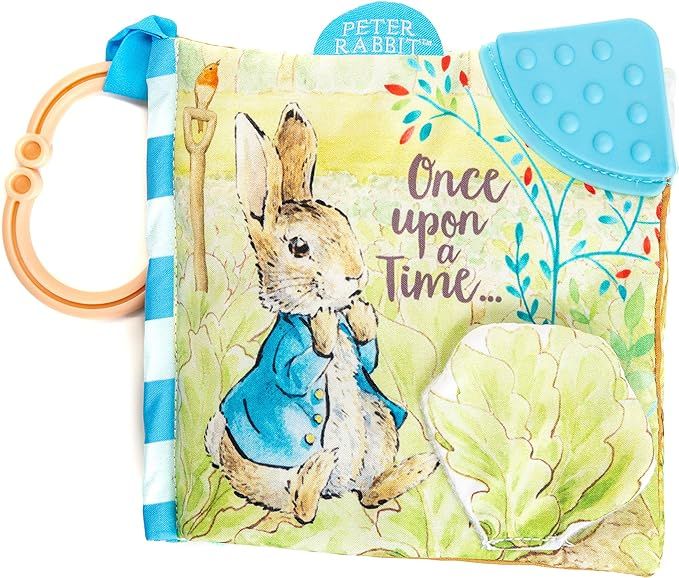 KIDS PREFERRED Peter Rabbit Soft Book with toy, Teether and Crinkle, 5 Inches | Amazon (US)
