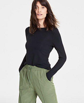 Women's Modal Crewneck Top, Created for Macy's | Macy's