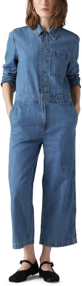 Levi's womens Long Sleeve Heritage Jumpsuit | Amazon (US)