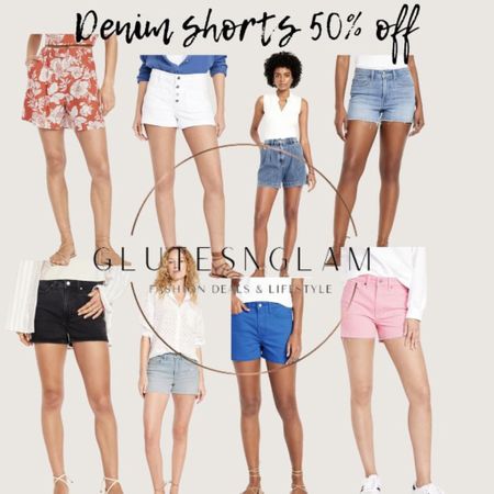 Denim shorts are on sale 50% off, denim trouser shorts, linen shorts, spring style, cut off denim shorts, old navy  

#LTKSeasonal #LTKfindsunder50 #LTKsalealert