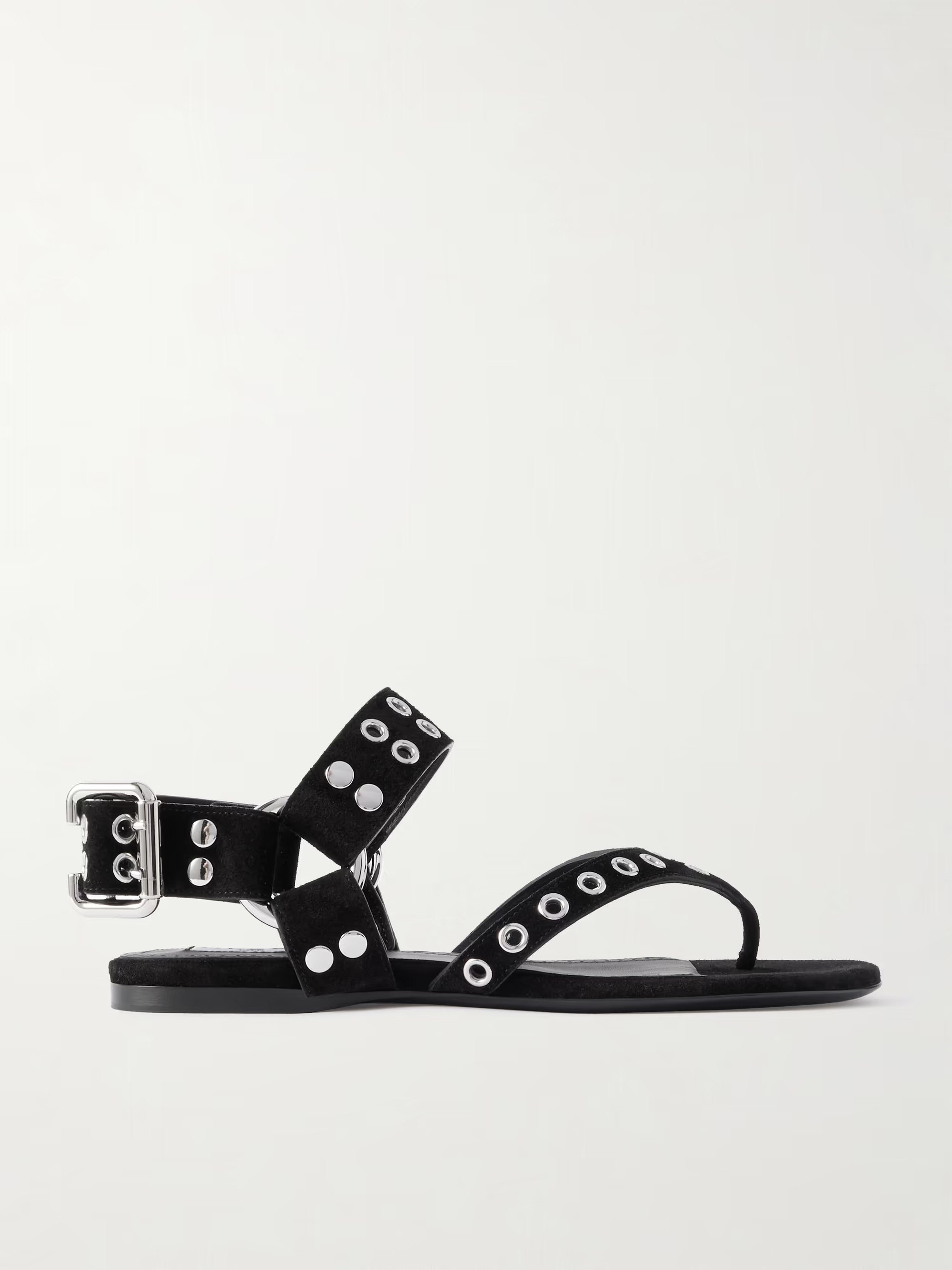 Embellished suede sandals | NET-A-PORTER APAC