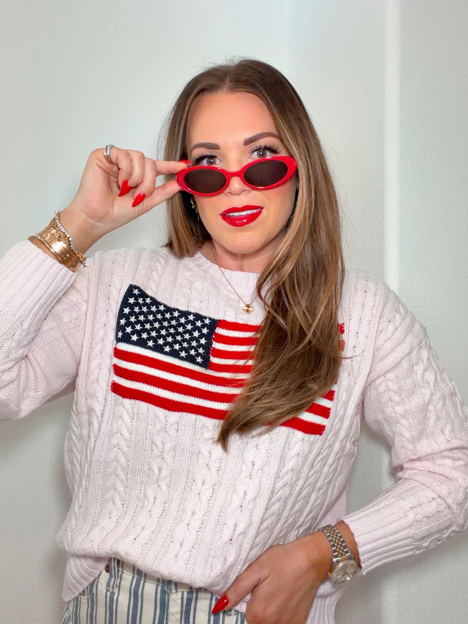 curvy midsize blush american flag look for memorial day 🇺🇸 wearing size medium

#LTKSeasonal #LTKMidsize