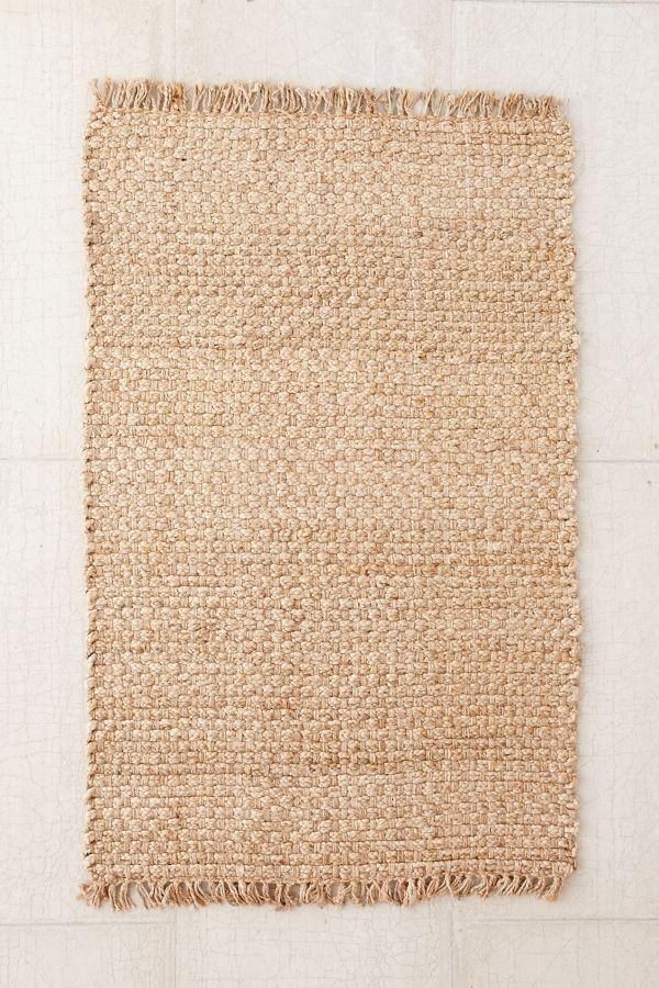 Woven Natural Jute Rug | Urban Outfitters (US and RoW)