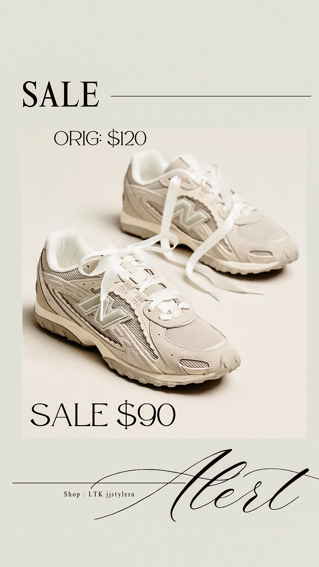 Adding to Cart Now🤍
Sale Alert  🚨 These neutral New Balance sneakers just dropped to $90 and they go with everything.#LTKStyle #SneakerStyle #NeutralStyle #NewBalance #EverydayStyle #LTKUnder100 #CasualChic #SummerStyle #jjstylesu # #summertrends

#LTKSaleAlert #LTKSeasonal #LTKOver40 #LTKSaleAlert