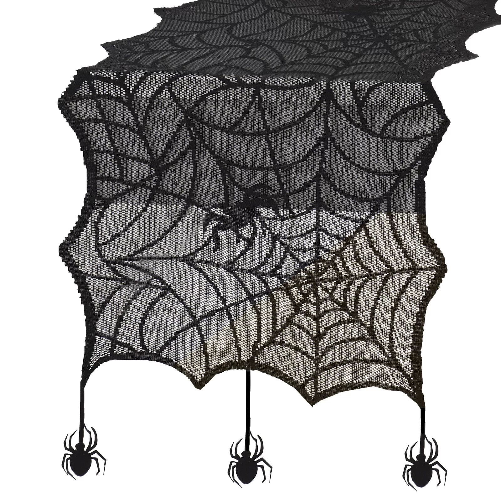 Dareau Crawling Halloween Spider Lace Table Runner | Wayfair North America