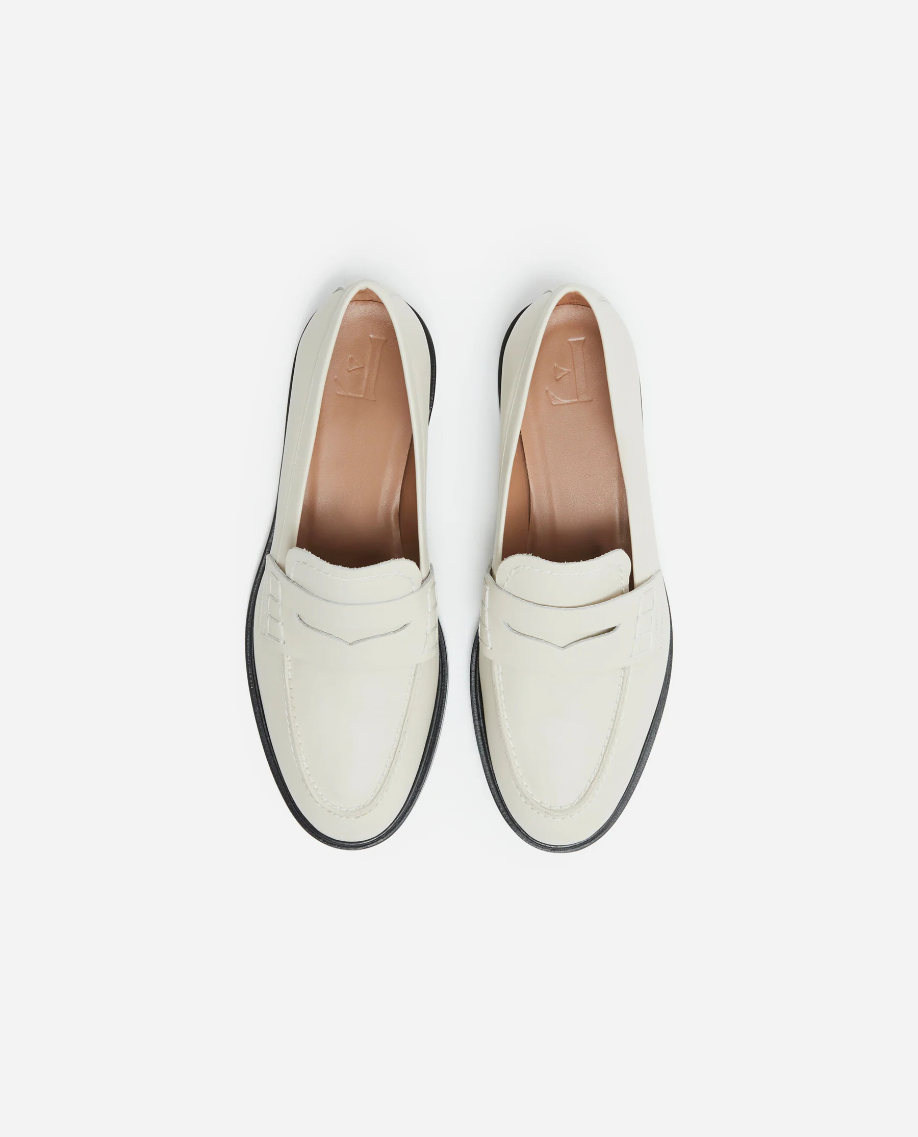 Sara Leather Creme | Flattered