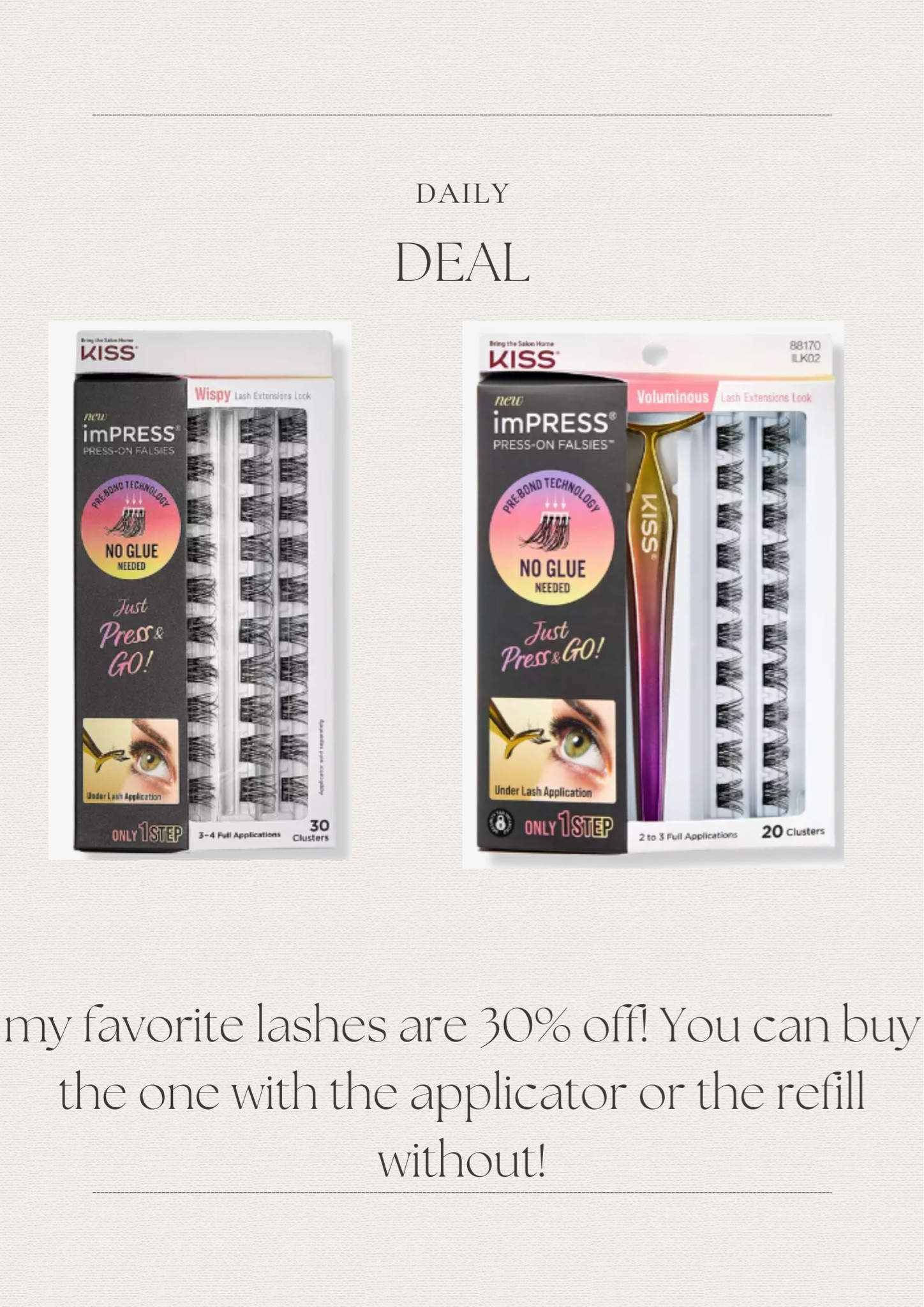 National eyelash day!
30% off my favorite lashes 

#LTKSpringSale #LTKsalealert #LTKfindsunder50
