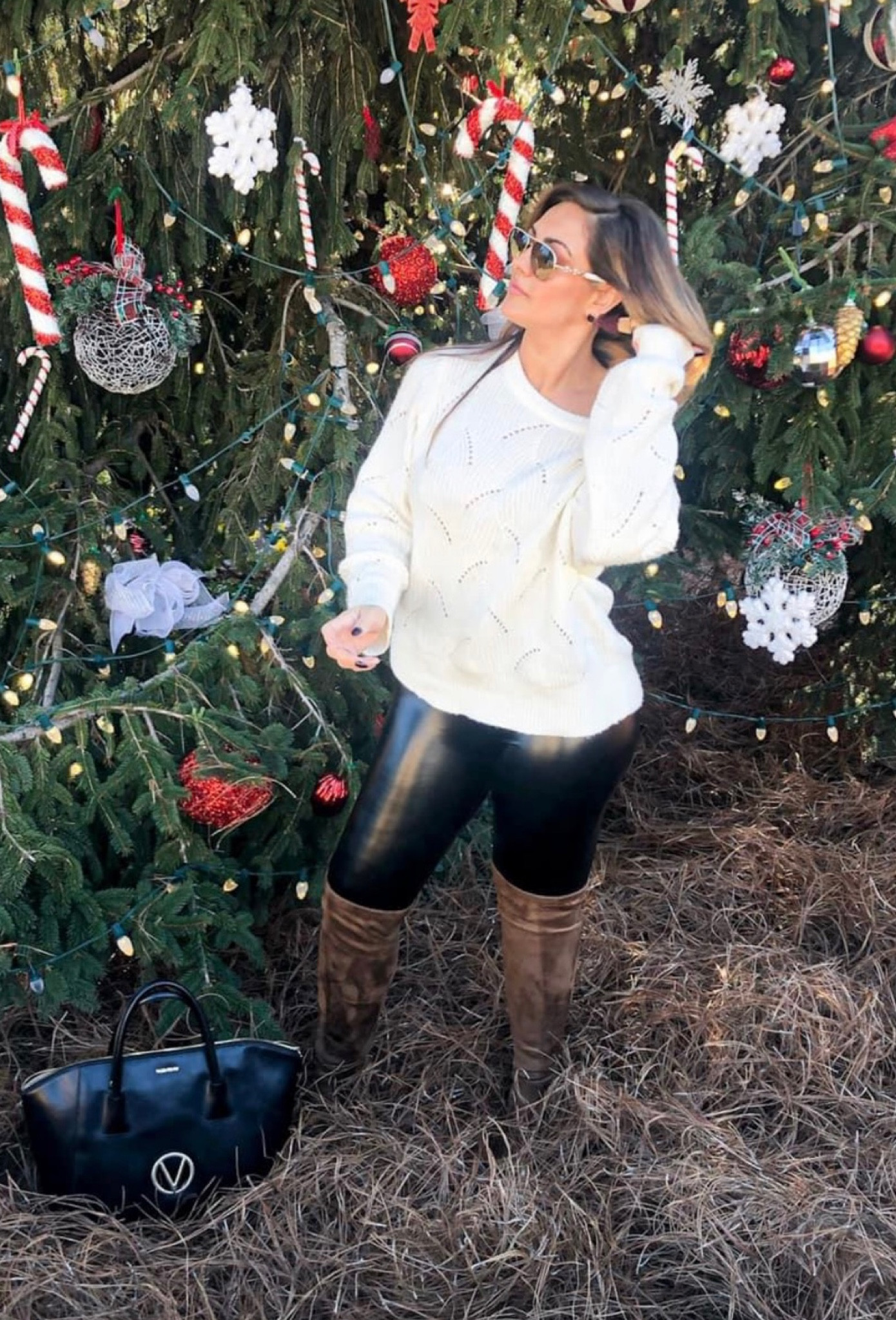 christmas, holiday, winter outfits, holiday outfit, faux leather leggings, leggings, sweater, wrap sweater, heels, holiday heels, ootd, christmas outfit, cold weather, bodysuit, longsleeve bodysuit, faux leather jacket, blazer, gold button blazer, outfit, styledbyjacinta, jacinta devlin

#LTKHoliday #LTKSeasonal #LTKGiftGuide