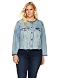 Lucky Brand Women's Plus Size Remade Smart Trucker Jean Jacket, Antigua, 3X | Amazon (US)