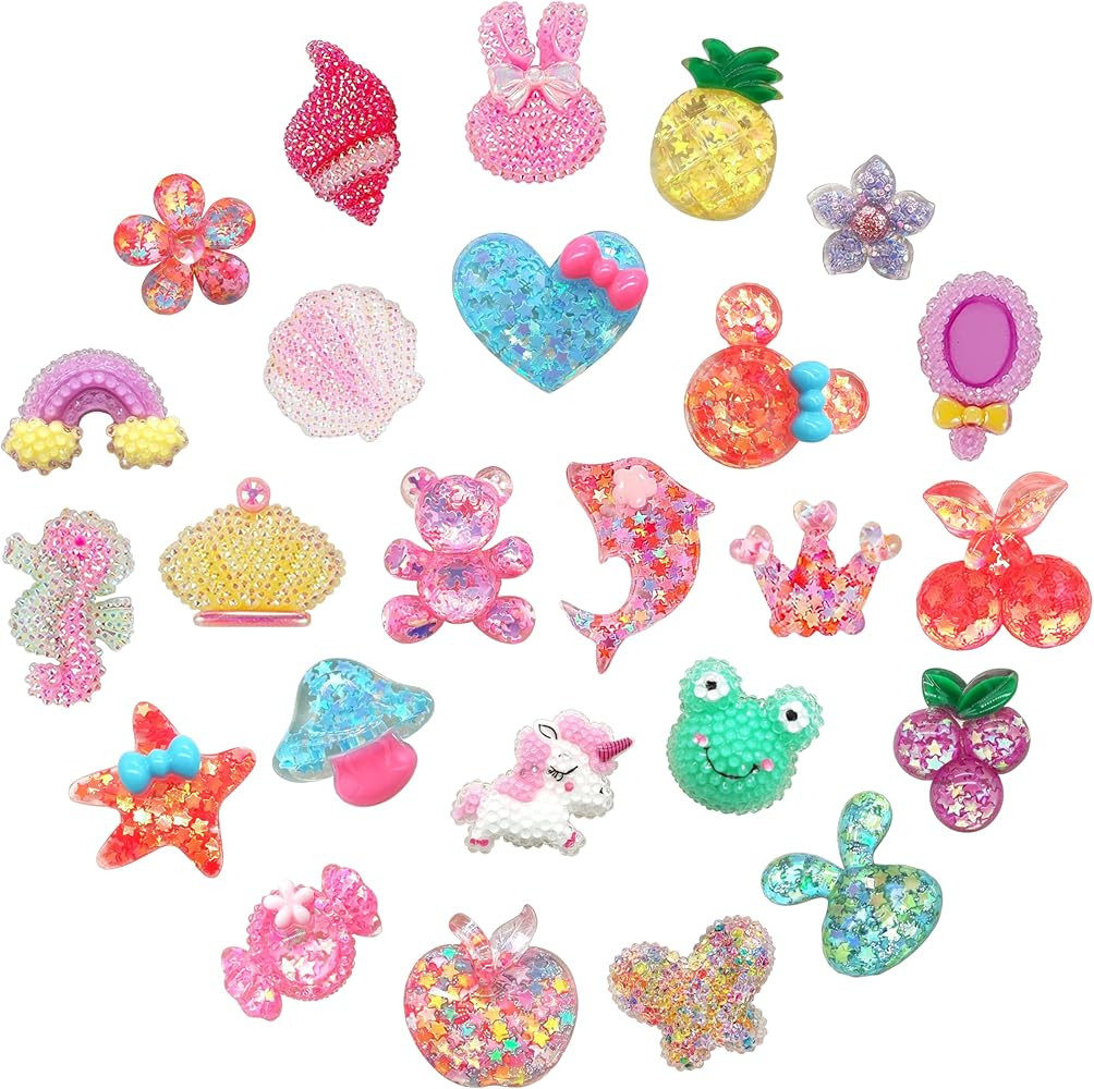 dntt Cute bling Shoe Charms for Girls Cute Shoe Charms for Adults Teens Kids Kawaii Shoe Decorati... | Amazon (US)