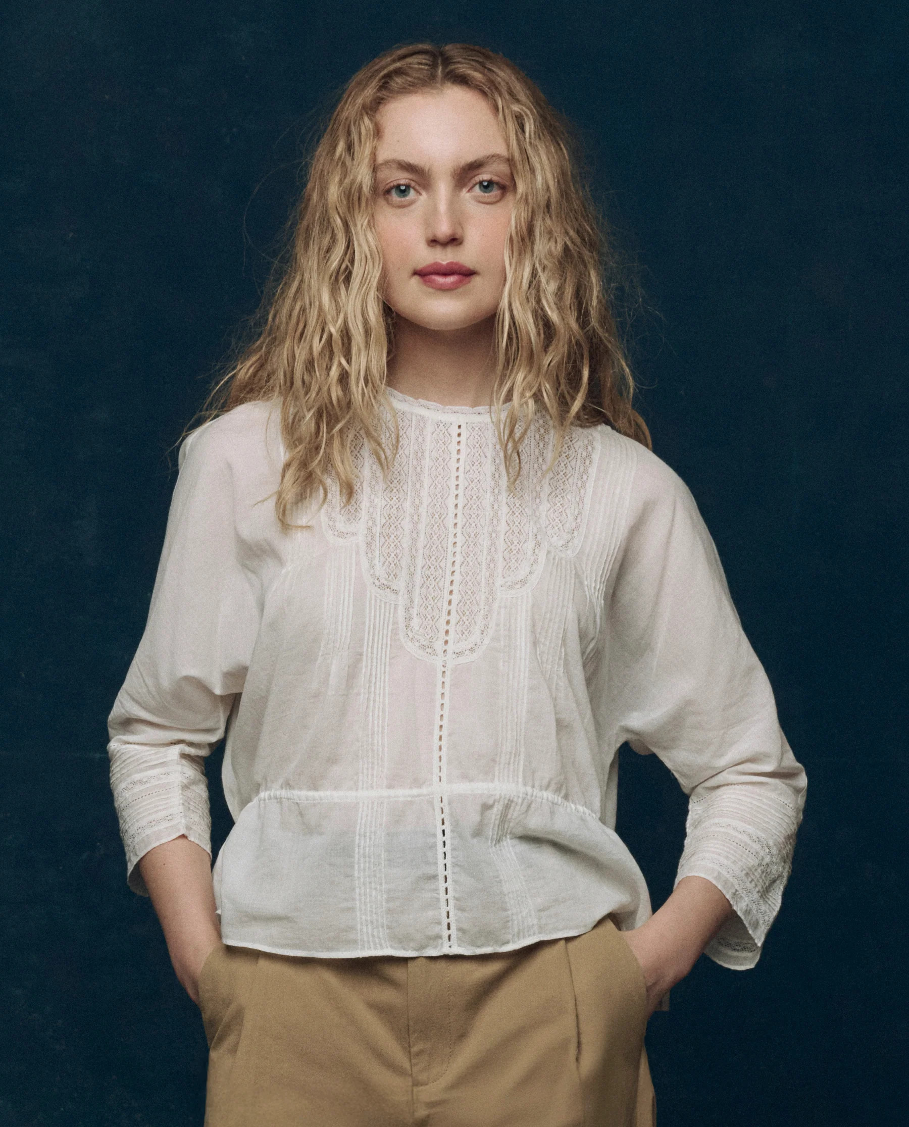 The Victorian Top. -- White | THE GREAT.