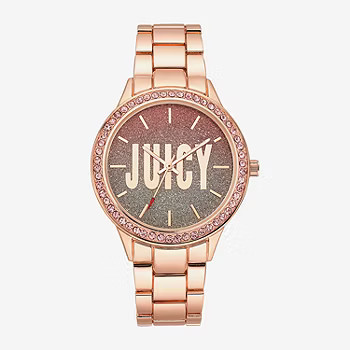 Juicy By Juicy Couture Womens Rose Goldtone Bracelet Watch Jc/5004pkrg | JCPenney