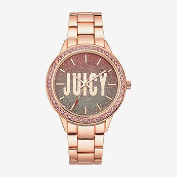 Juicy By Juicy Couture Womens Rose Goldtone Bracelet Watch Jc/5004pkrg | JCPenney