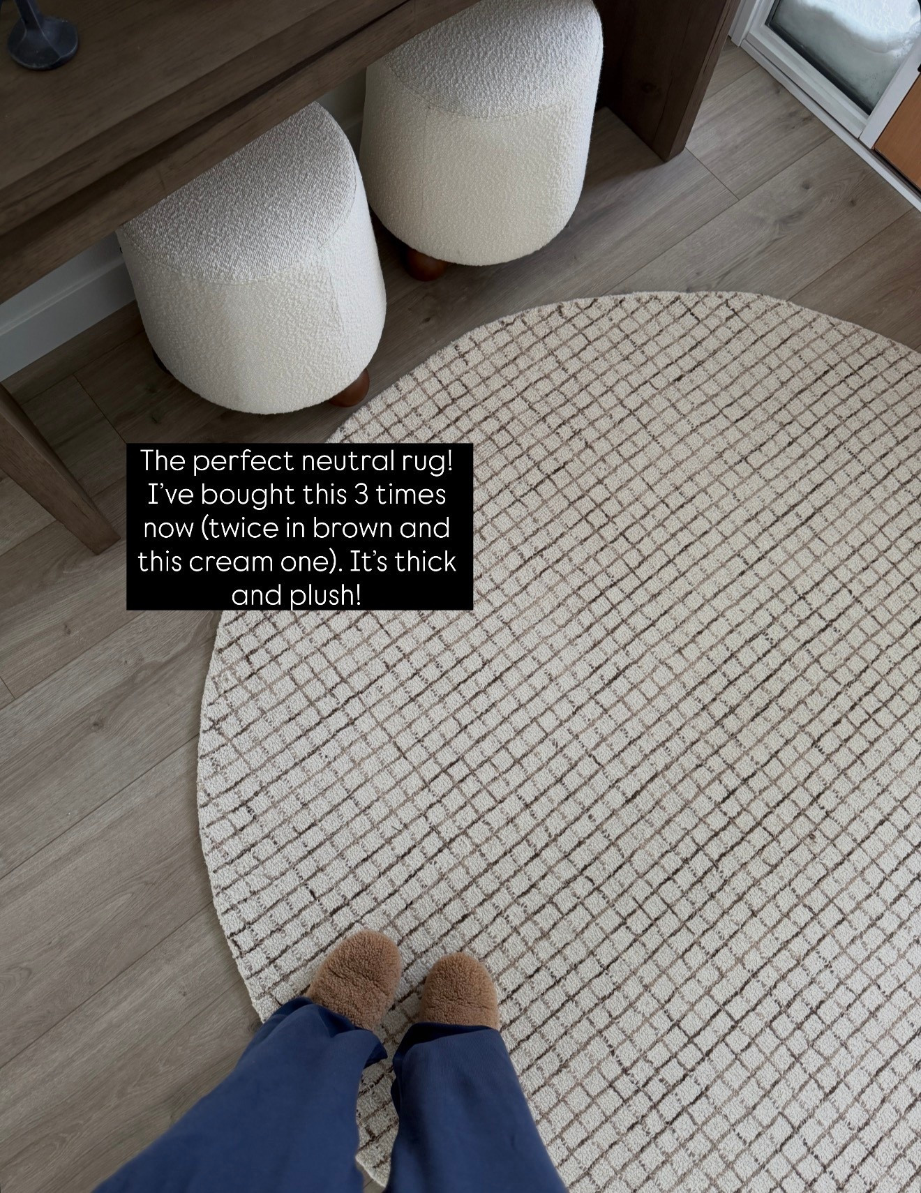 Love this checkered neutral rug! I’ve had it brown and now cream. Available in multiple sizes and shapes  

#LTKHome #LTKSaleAlert