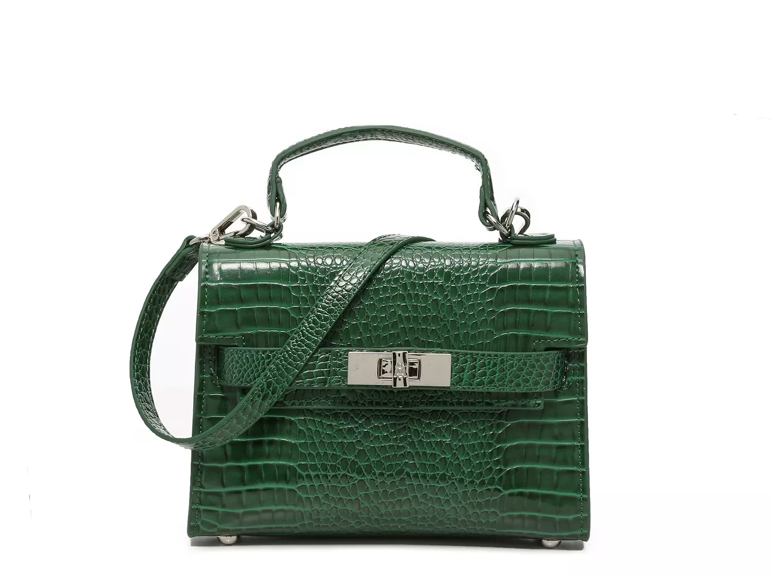 Steve Madden Bdignify Mini Satchel | Women's | Green Croc Print | Size One Size | Handbags | Satchel | DSW