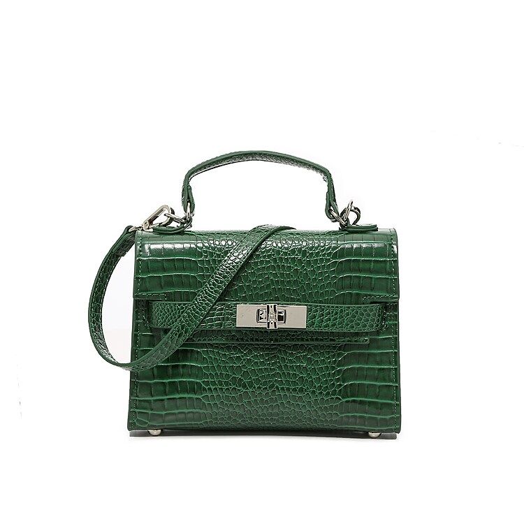 Steve Madden Bdignify Mini Satchel | Women's | Green Croc Print | Size One Size | Handbags | Satchel | DSW